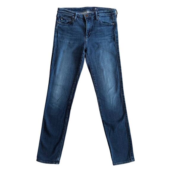AG Adriano Goldschmied jeans womens 28R 28 Skinny Dark wash Soft Mid Rise 1191 - Picture 1 of 14